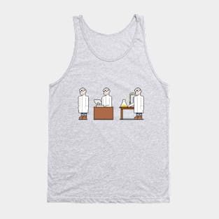 Three Scientists Tank Top